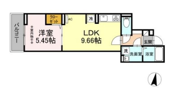 大島駅 徒歩7分 3階の物件間取画像